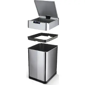 Odpadkový kôš - Lamart LT8127 Bezdotykový antikorový kôš 30 l USB - 5