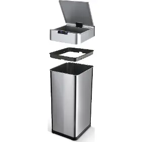 Odpadkový koš - Lamart LT8129 Bezdotykový nerezový koš 50L USB SENSOR - 3
