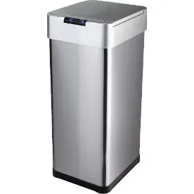 Odpadkový koš - Lamart LT8129 Bezdotykový nerezový koš 50L USB SENSOR - 1