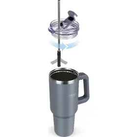 Termo hrnek - Lamart LT4094 Huge 1,2 l Šedý - 4