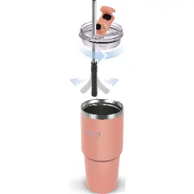 Termo hrnek - Lamart LT4099 TERMOHRNEK PEACH 470ML HUGE - 5