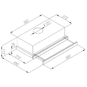 Odsávač pár - Guzzanti GSL 60 W - 3