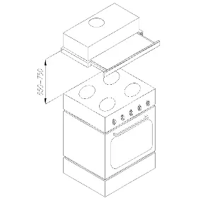 Odsávač pár - Guzzanti GSL 60 W - 4
