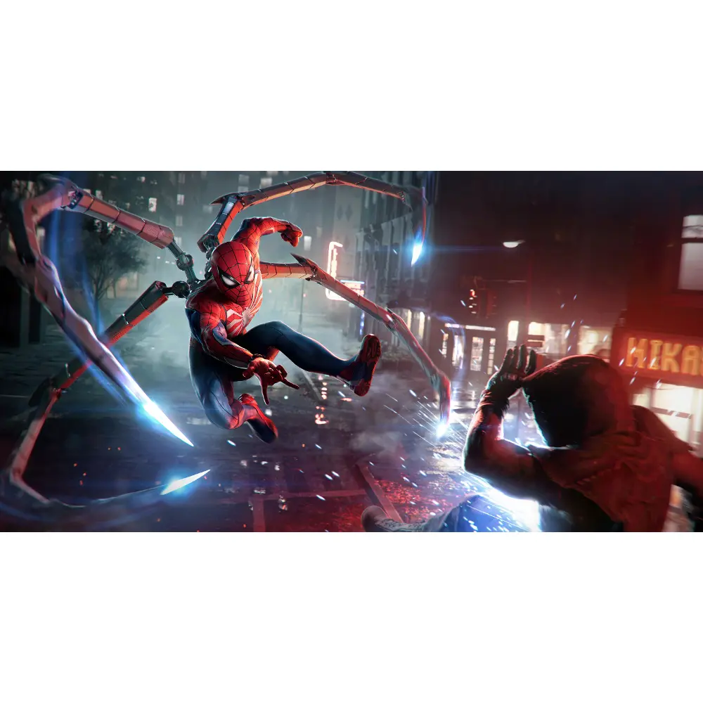 Hra na PS5 Spider-man 2.