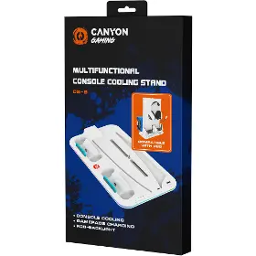 Stojan - Canyon Multifunkční chladící stojan pro PS5 bílý - 5