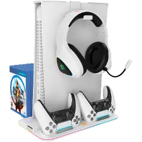 Stojan - Canyon Multifunkční chladící stojan pro PS5 bílý - 1