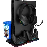 Canyon Multifunkční chladící stojan pro PS5 černý