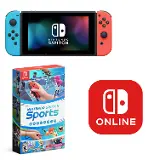 Nintendo Switch Neon + Switch Sports + 12m Nintendo Switch Online