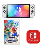 Nintendo Switch OLED + SMB Wonder + 12m Nintendo Switch Online