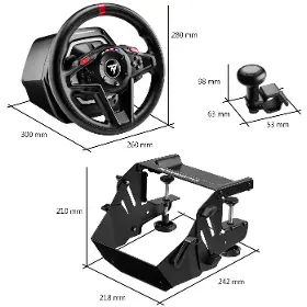 Volant a pedály - Thrustmaster T128 SimTask Pack Sada volant+pedály - 4