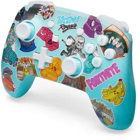 Gamepad - Powera Wireless controller NS Fortnite Sticker Mania - 2