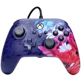 Gamepad - Powera Advantage Plus Wired controller Xbox SX Night Blossom - 1