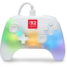 Gamepad - Powera Advantage Wired controller NS2 Lumectra White - 3