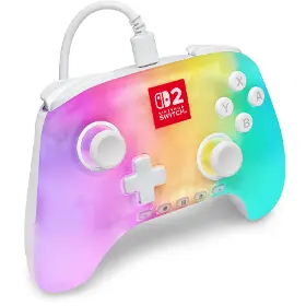 Gamepad - Powera Advantage Wired controller NS2 Lumectra White - 5