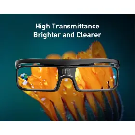 Okuliare pre VR - Dangbei Dobíjacie 3D okuliare DLP-Link čierna - 4