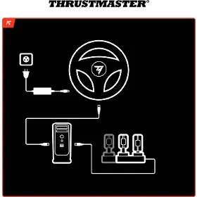 Základna pro volant - Thrustmaster T818 Black Edition Direct Drive základna - 5