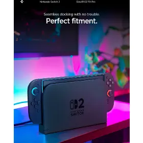 Ochranné sklo - Spigen Glass tR EZ Fit Pro 2pc Nintendo Switch 2 - 6