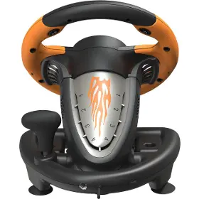 Volant s pedálmi a radiacou pákou - PXN V3PRO Bundle, vrátane radiacej páky, oranžova-čierna - 5