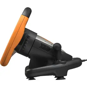 Volant s pedálmi a radiacou pákou - PXN V3PRO Bundle, vrátane radiacej páky, oranžova-čierna - 6