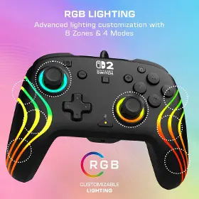 Gamepad - Turtle Beach Afterglow Wave Wired NS2 Black - 10