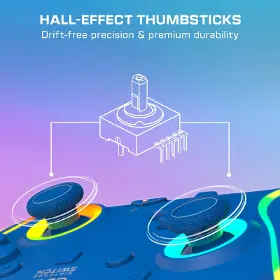 Gamepad - Turtle Beach Afterglow Wave Wired NS2 Blue - 10