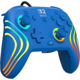 Gamepad - Turtle Beach Afterglow Wave Wired NS2 Blue - 3
