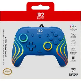Gamepad - Turtle Beach Afterglow Wave Wired NS2 Blue - 9