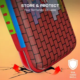 Ochranné púzdro - Turtle Beach PlayTrek Travel Case NS2 Mario Bricks - 8