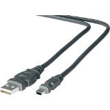 Belkin F3U151CP USB-A/MicroB, 1,8 m Black