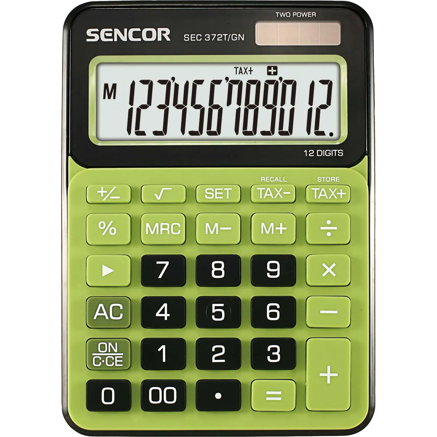 Sencor SEC 372 TAX GREEN Kalkulačka – fotografie 1