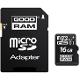 Goodram MicroSDHC 16GB CL10 UHS1 + adaptér