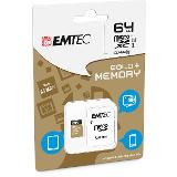 Emtec MicroSDXC 64GB Cl10 EliteGold