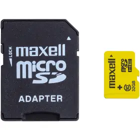 Paměťová karta - Maxell MicroSDHC 32GB CL10 + adpt - 1