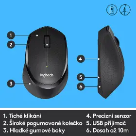 PC myš - Logitech M330 Black - 7