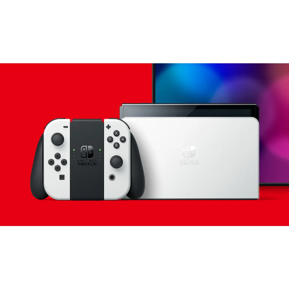 Herná konzola Nintendo Switch OLED.