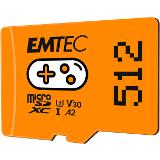 Emtec MicroSDXC 512GB Gaming Orange