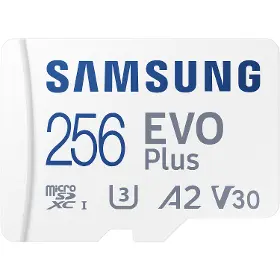 Pamäťová karta - Samsung MicroSDXC 256GB EVO Plus+SD ad - 1