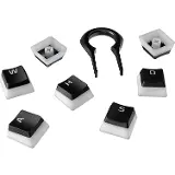 Hyperx Pudding Keycaps US black