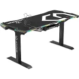 Ultradesk FORCE White RGB bílý s RGB osvětlením