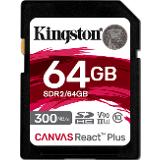 Kingston Canvas React Plus SD 64GB