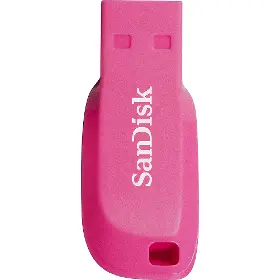 Flashdisk - Sandisk USB FD 16GB CRUZER BLADE PINK - 1
