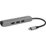 Epico USB-C Slim (HDMI/LAN/USB-A/C) Silver