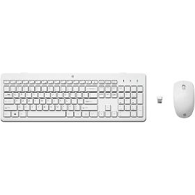 230 Wireless Mouse Keyboard White HP