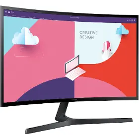 LCD monitor - Samsung 24" S366C Curved - 2