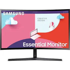 LCD monitor - Samsung 24" S366C Curved - 1