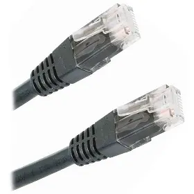 Síťový kabel RJ45 - Xtendlan Patch kabel Cat 5e UTP 1m Black - 1