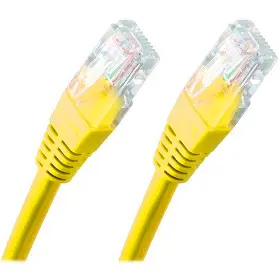 Síťový kabel RJ45 - Xtendlan Patch kabel Cat 5e UTP 1m Yellow - 1