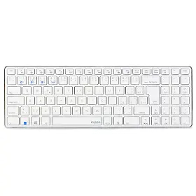 PC klávesnice - Rapoo E9100M White - 1