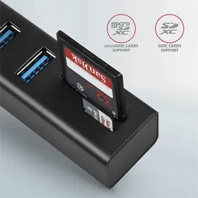 USB rozbočovač - Axagon HMA-CR3A - 3