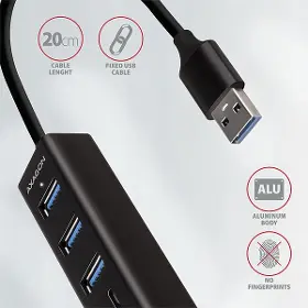 USB rozbočovač - Axagon HMA-CR3A - 5